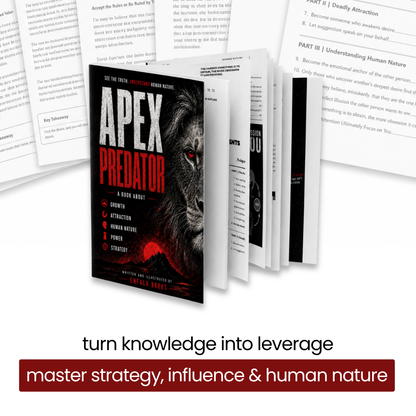 Apex Predator | Master Power, Attraction & Strategic Thinking