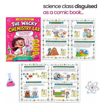 The Wacky Chemistry Lab: A Fun Chemistry Comic Guide for Kids