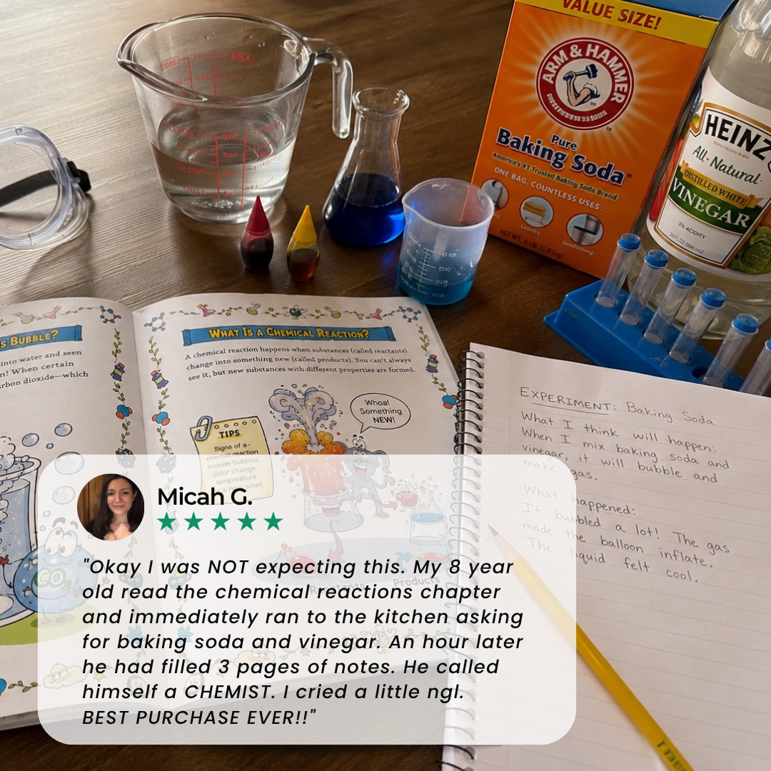 The Wacky Chemistry Lab: A Fun Chemistry Comic Guide for Kids